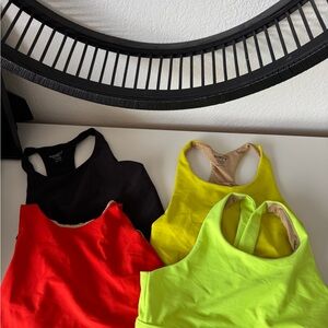 Old Navy Colorful Tank Top shorts bra  Collection - Black, Red, Yellow, Green